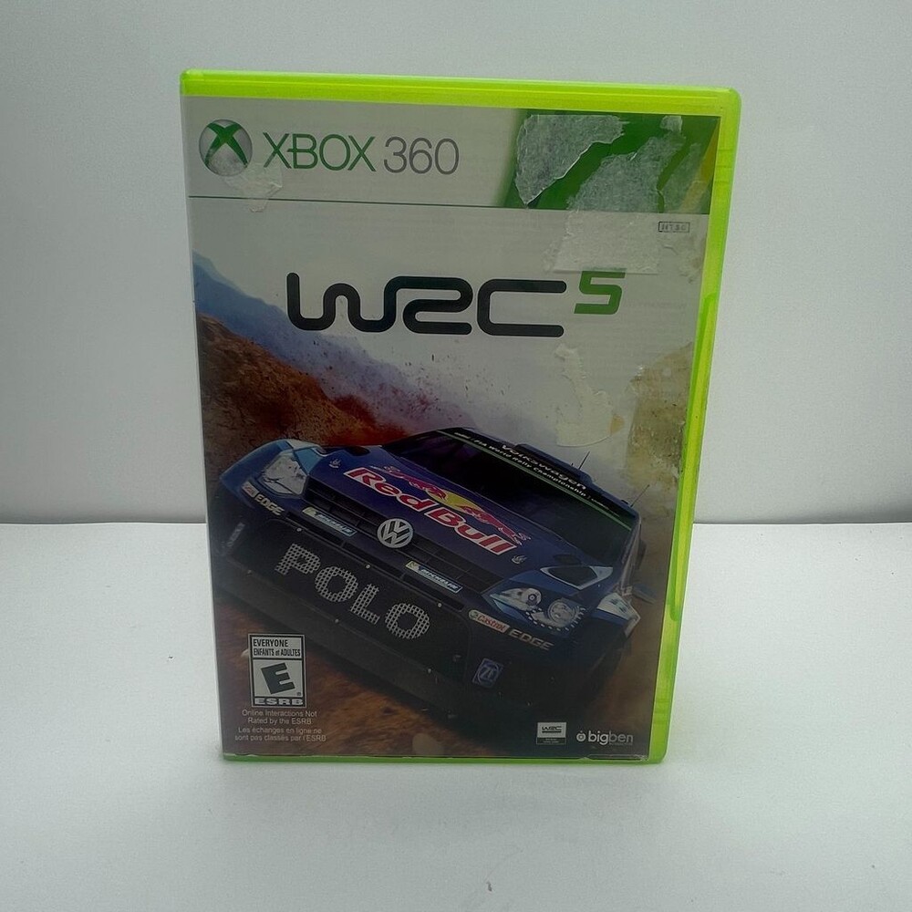 WRC 5 XB360 FIA Rally Racing Official Bigben (Xbox 360, 2015) No Manual